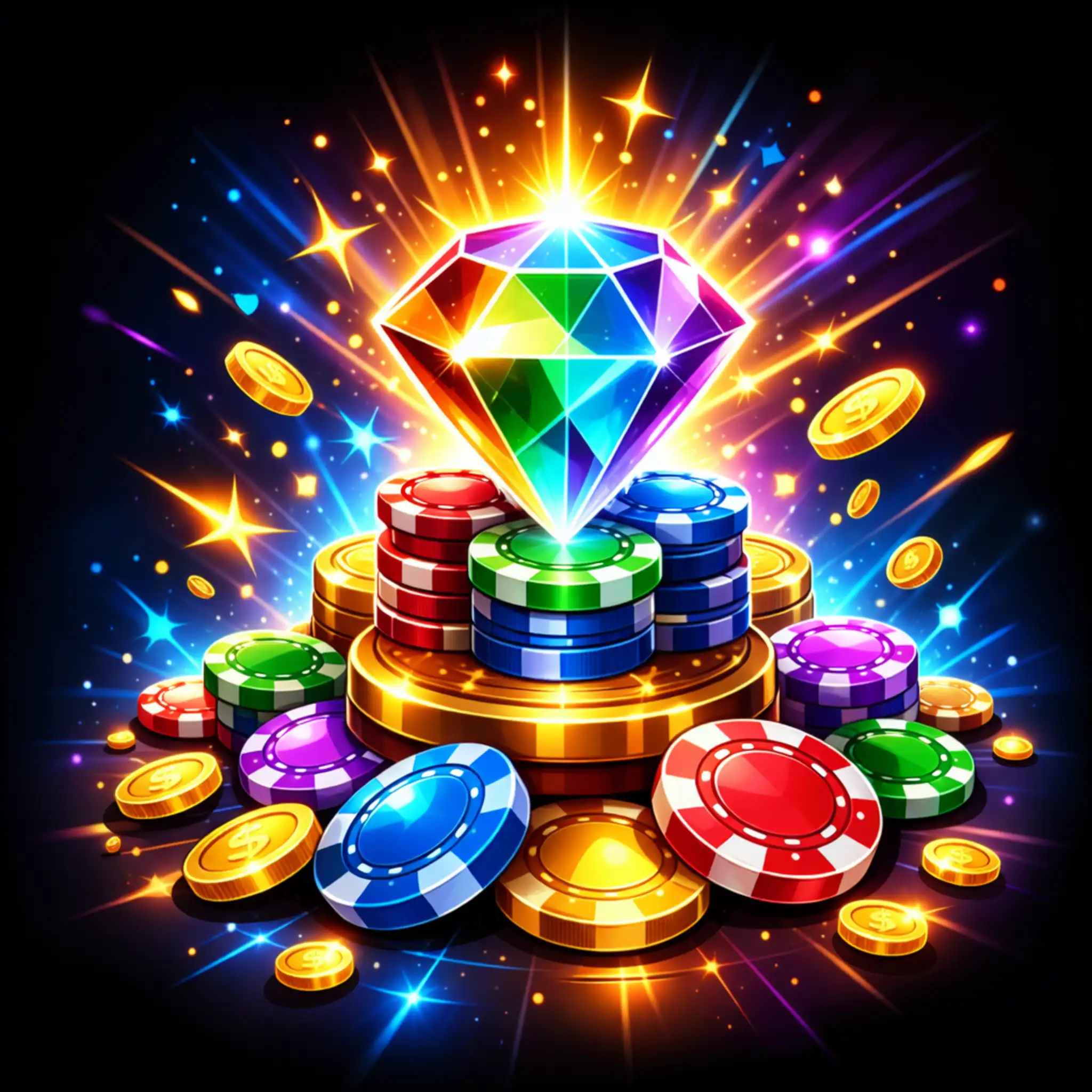 Cartas de casino mostrando ases destacados sobre fondo oscuro con iluminación elegante